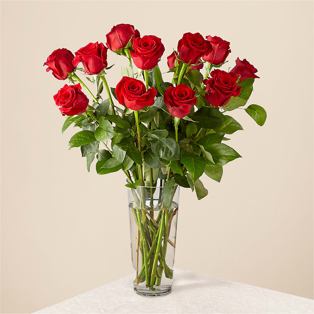 Long Stem Red Rose Bouquet – Meramec Florist, Steelville MO