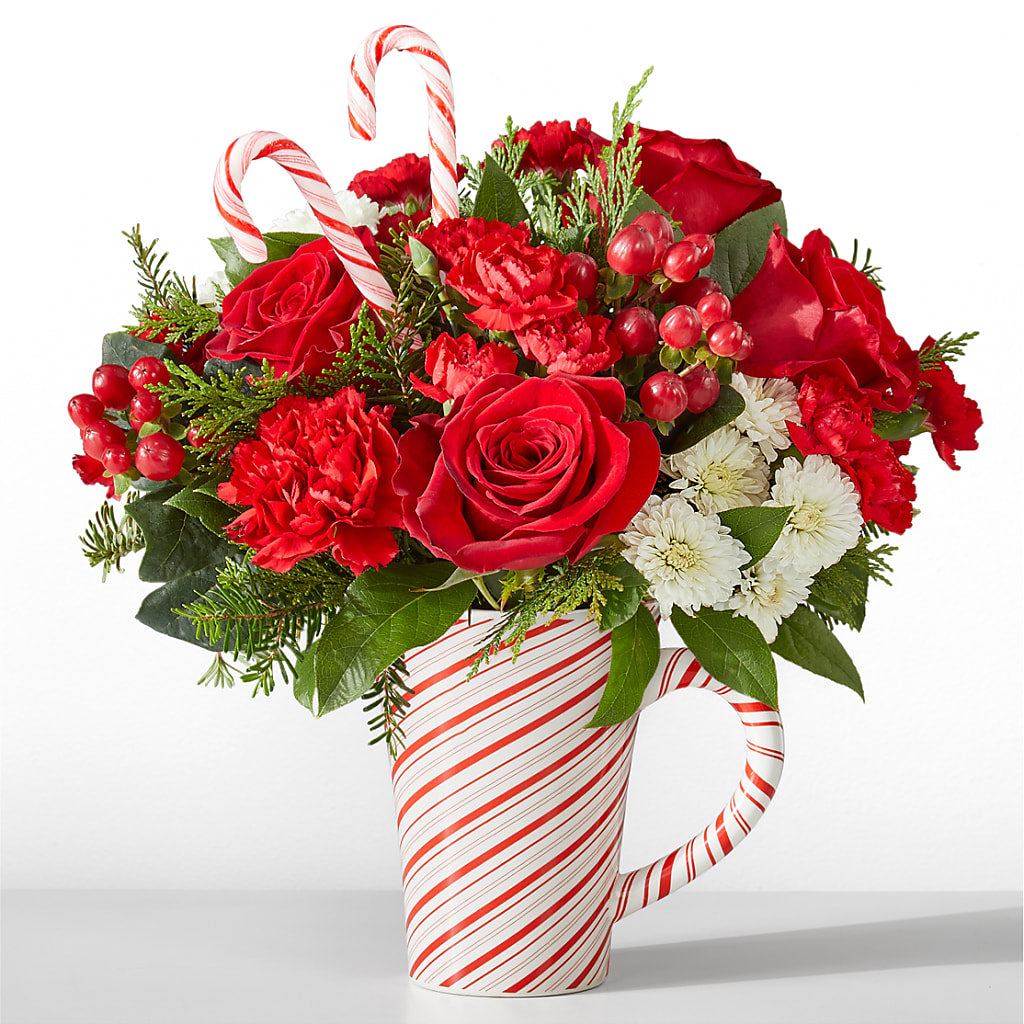Peppermint Swirl Mug – Meramec Florist, Steelville MO