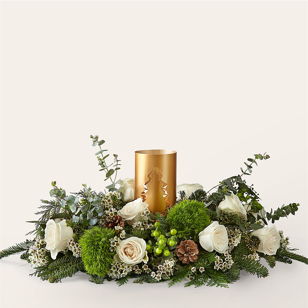 Chestnuts Roasting Centerpiece – Meramec Florist, Steelville MO