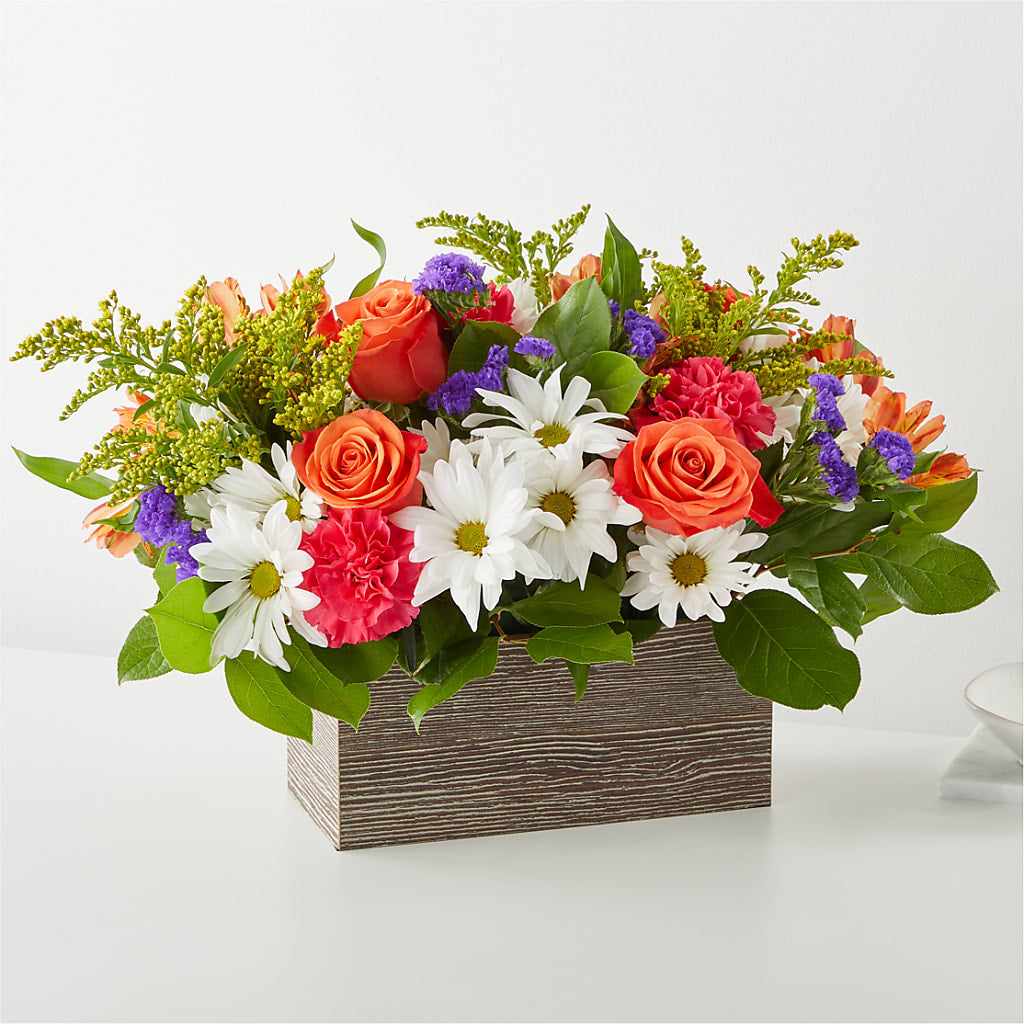 Oopsie Daisy Box Bouquet – Meramec Florist, Steelville MO