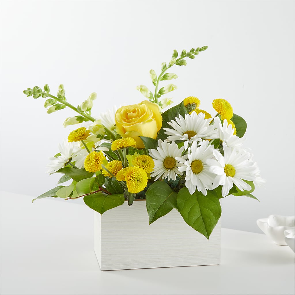Sun Salutation Box Bouquet – Meramec Florist, Steelville MO