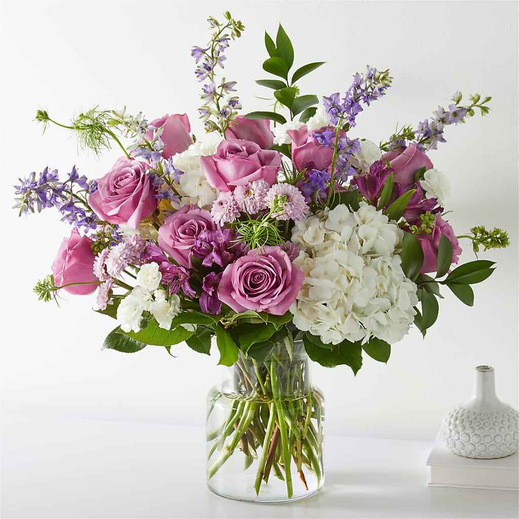 Violet Caress Bouquet – Meramec Florist, Steelville MO
