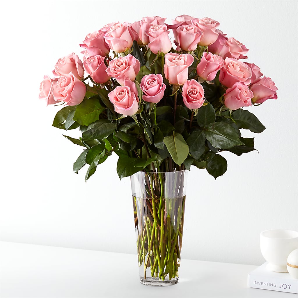 Long Stem Pink Rose Bouquet – Meramec Florist, Steelville MO