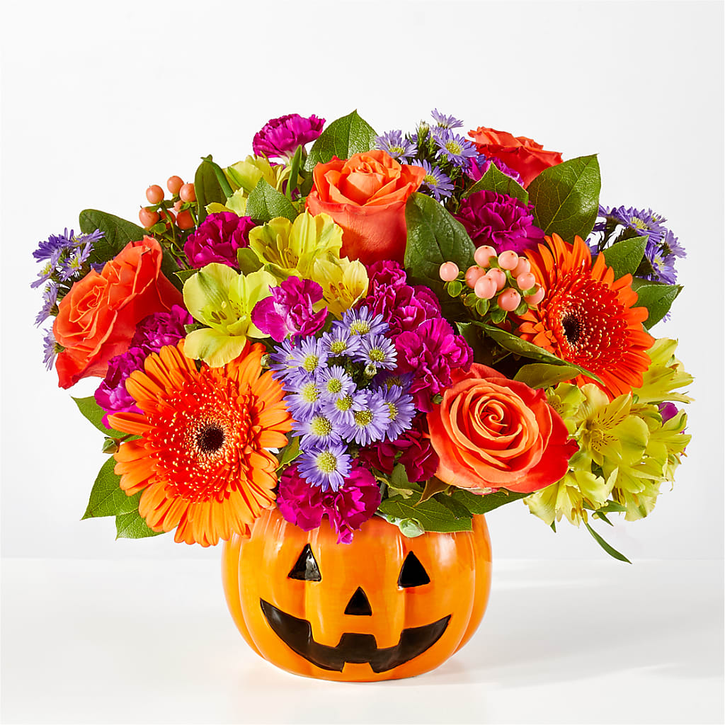 Tricks & Treats Pumpkin – Meramec Florist, Steelville MO