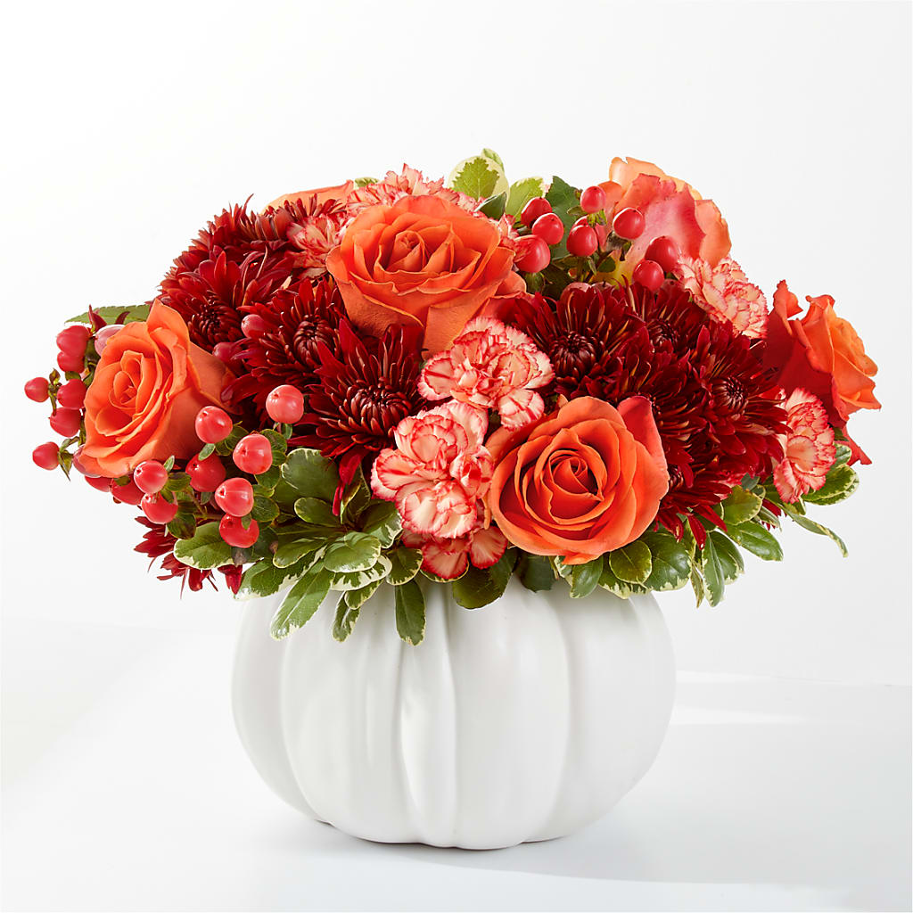Autumn Air Pumpkin Bouquet – Meramec Florist, Steelville MO