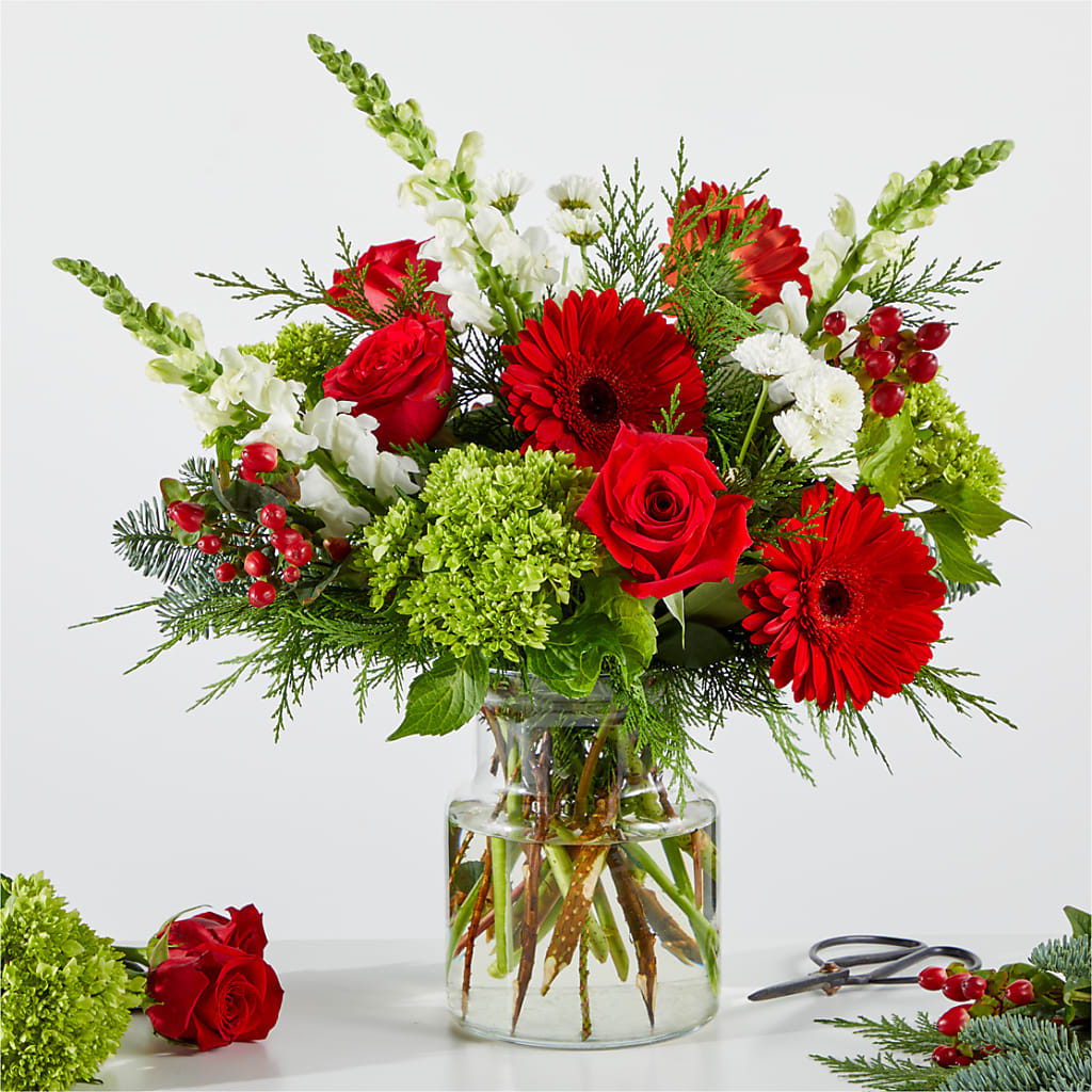 Merry Moment Bouquet – A Florist Original – Meramec Florist, Steelville MO