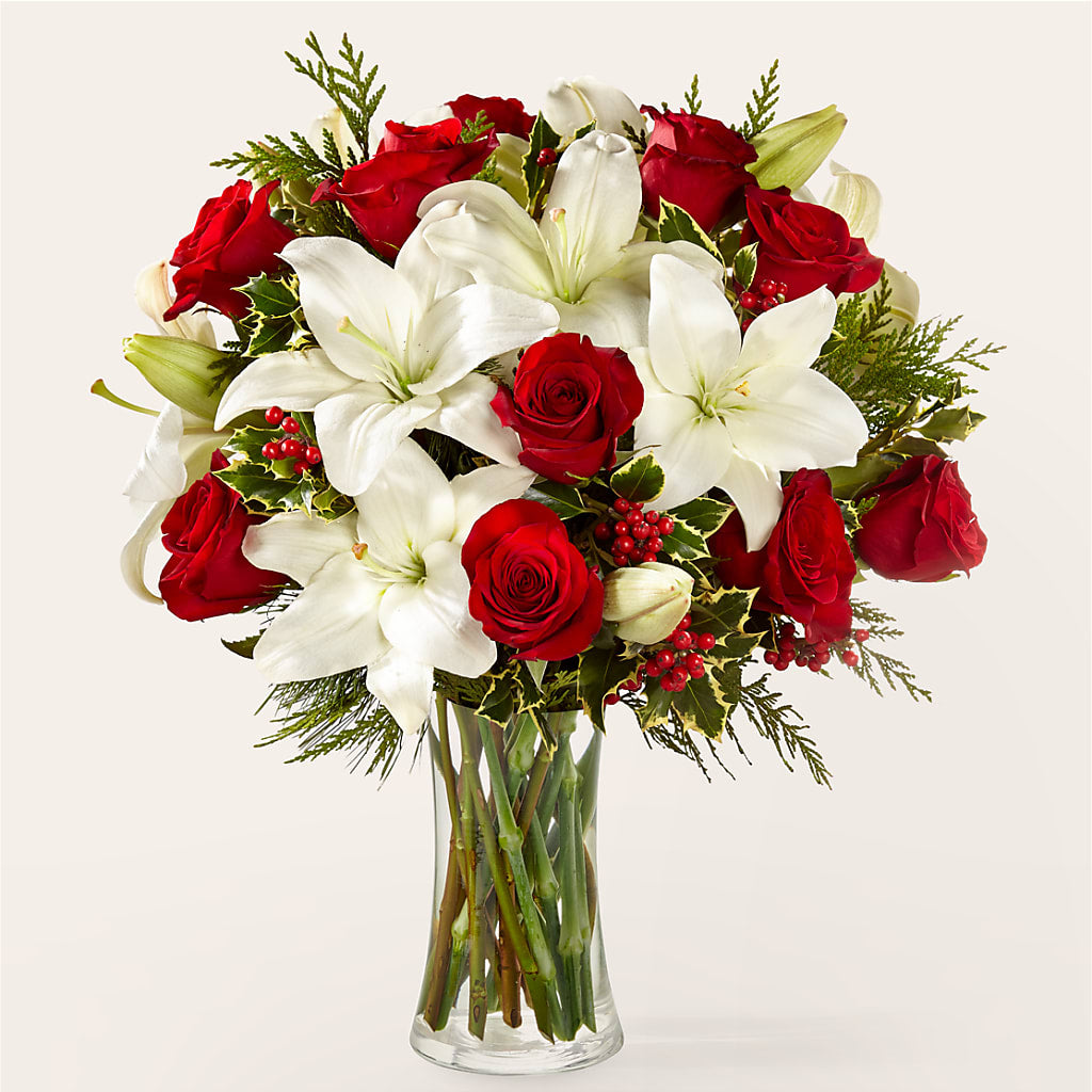 Sparkling Snowflakes Bouquet – Meramec Florist, Steelville MO