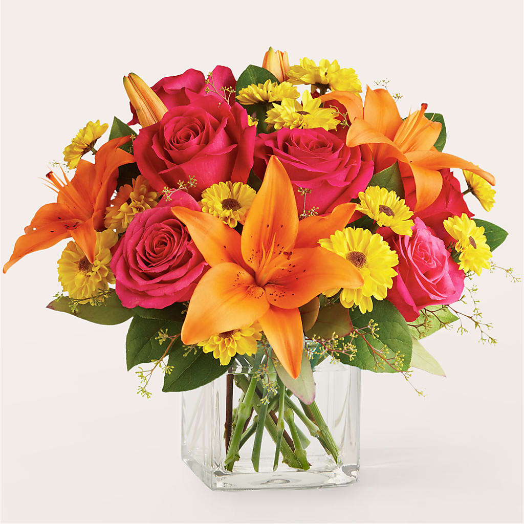 Neon Lights Bouquet – Meramec Florist, Steelville MO