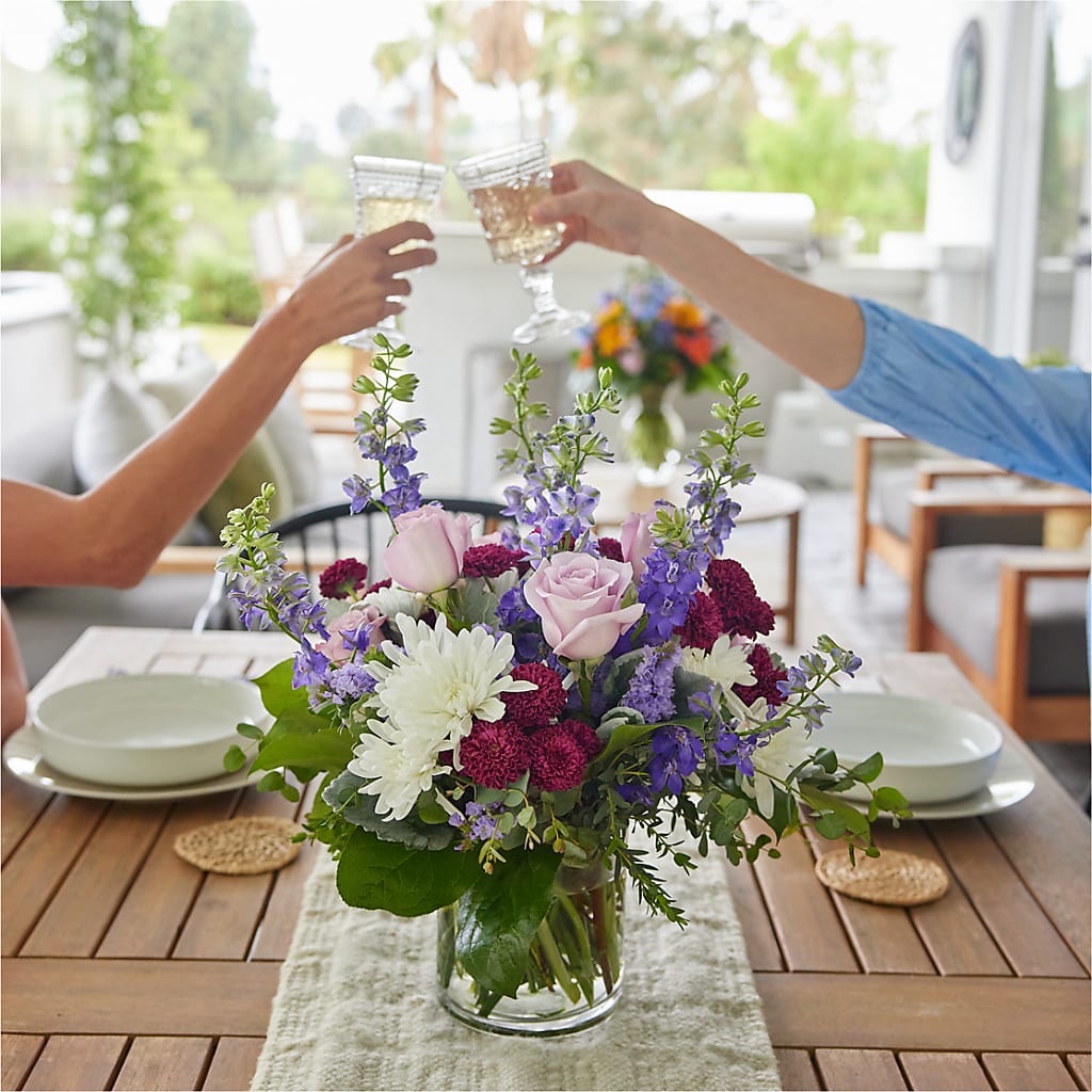 Violet Frost Bouquet – Meramec Florist, Steelville MO