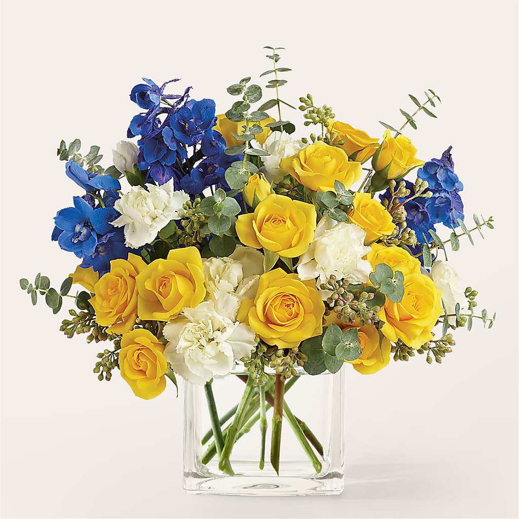 Sparkling Citrine Bouquet – Meramec Florist, Steelville MO