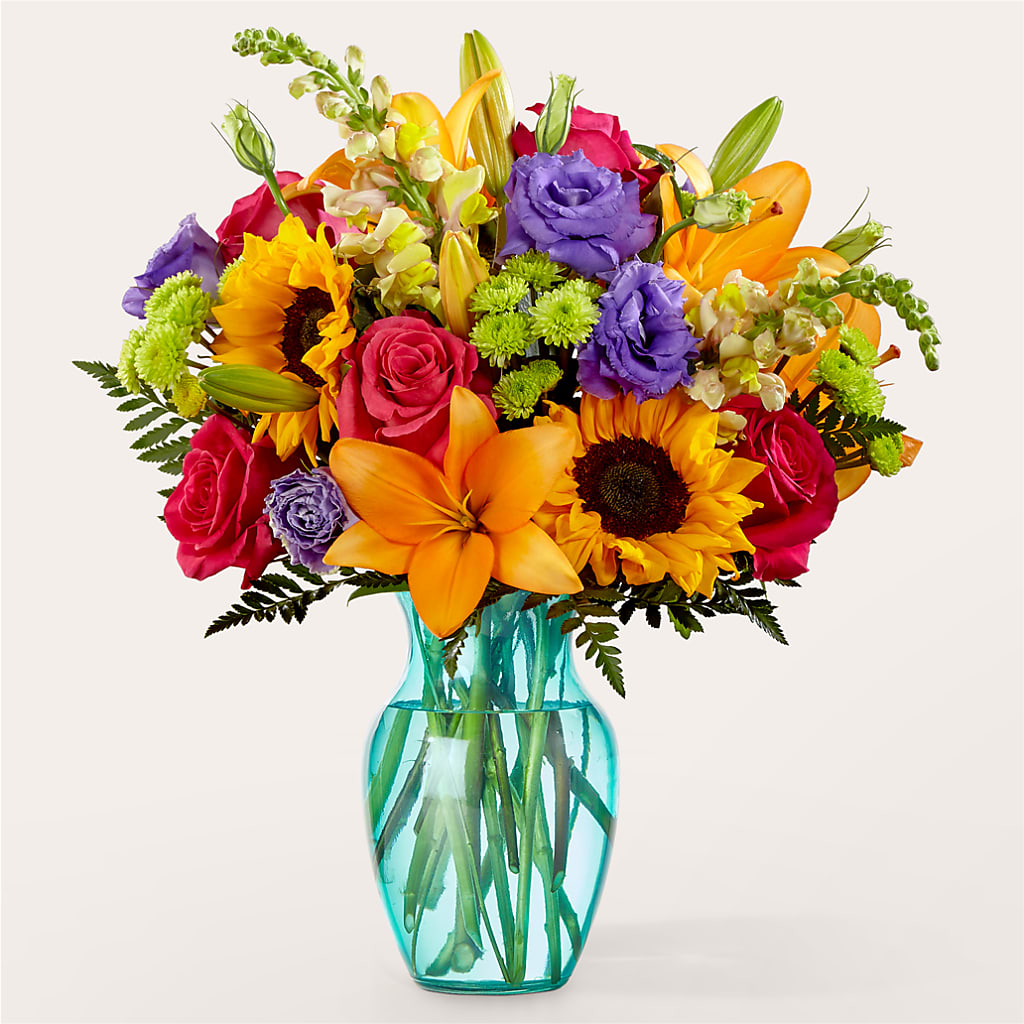 Double Rainbow Bouquet – Meramec Florist, Steelville MO