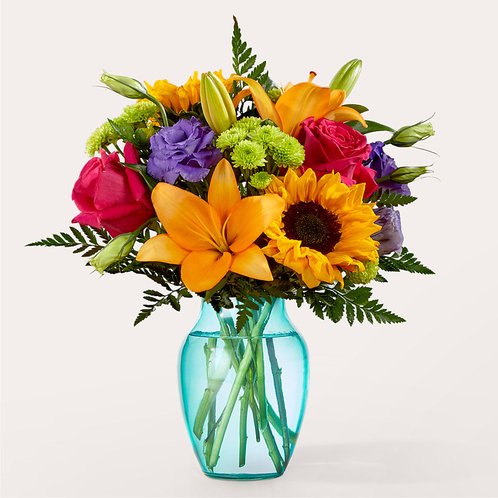 Double Rainbow Bouquet – Meramec Florist, Steelville MO