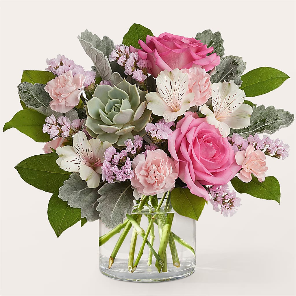 Dusty Rose Bouquet – Meramec Florist, Steelville MO