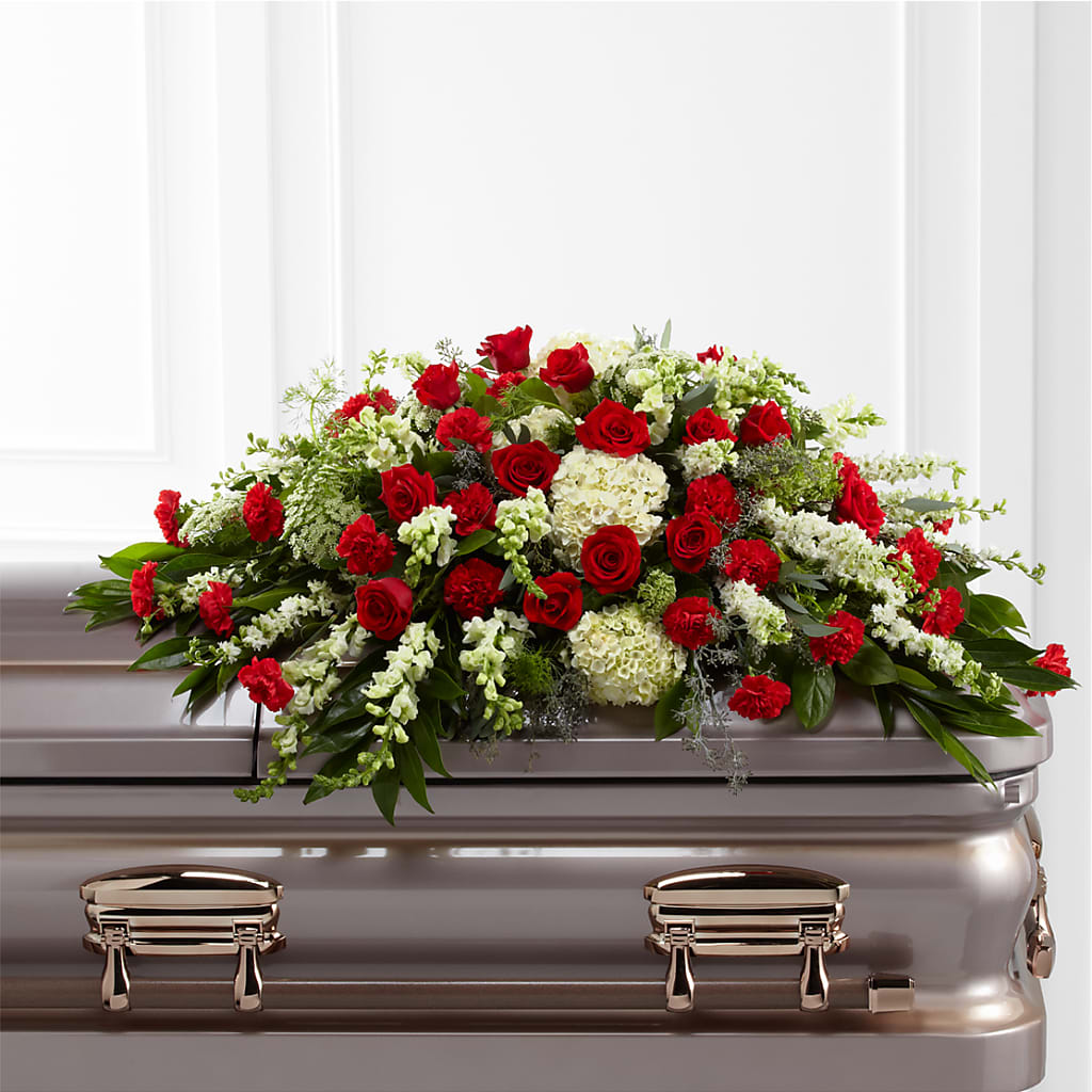 Sincerity Casket Spray – Meramec Florist, Steelville MO
