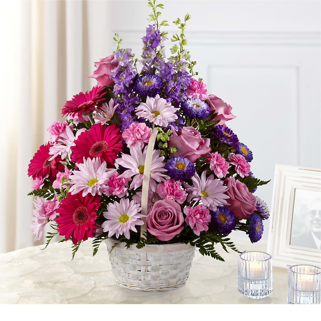 Pastel Peace Basket – Meramec Florist, Steelville MO