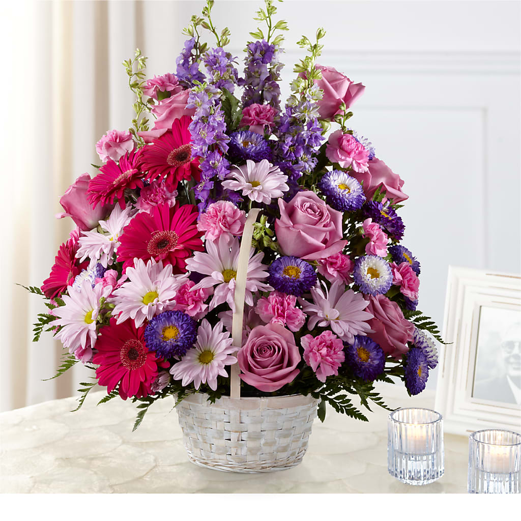Pastel Peace Basket – Meramec Florist, Steelville MO