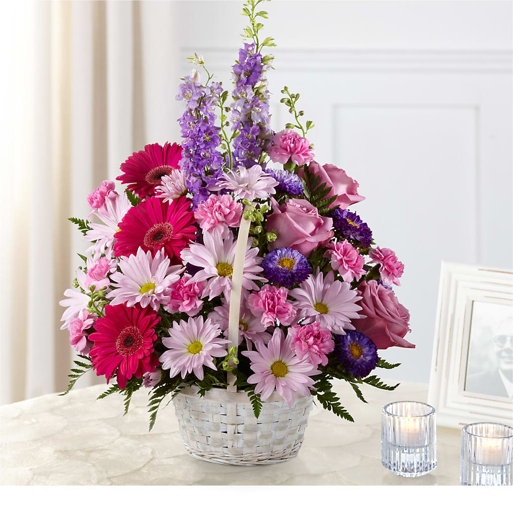 Pastel Peace Basket – Meramec Florist, Steelville MO