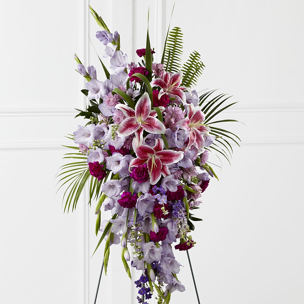 Tender Touch Standing Spray – Meramec Florist, Steelville MO