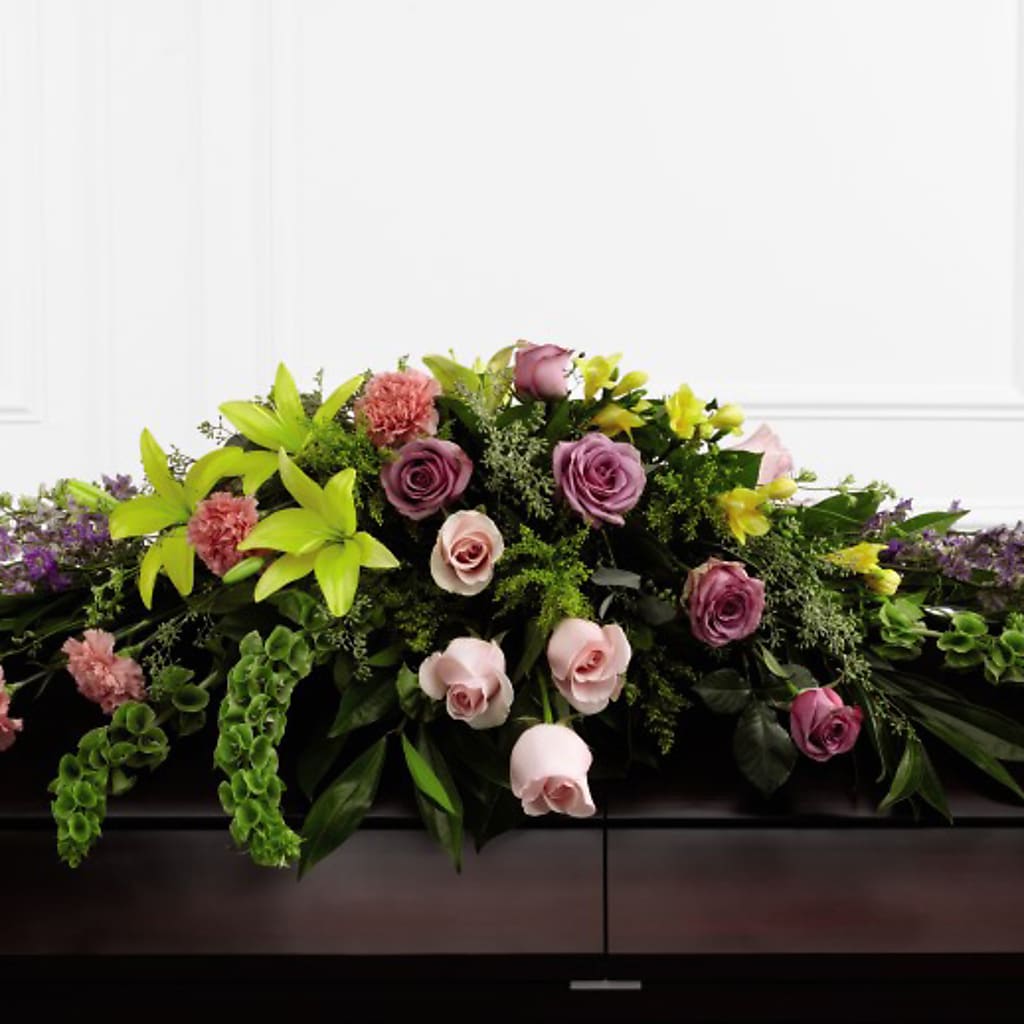 Forever Beloved Casket Spray – Meramec Florist, Steelville MO