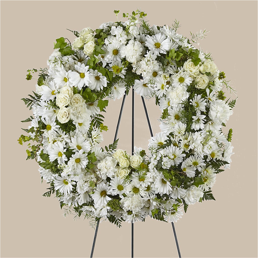 Faithful Wishes Wreath – Meramec Florist, Steelville MO