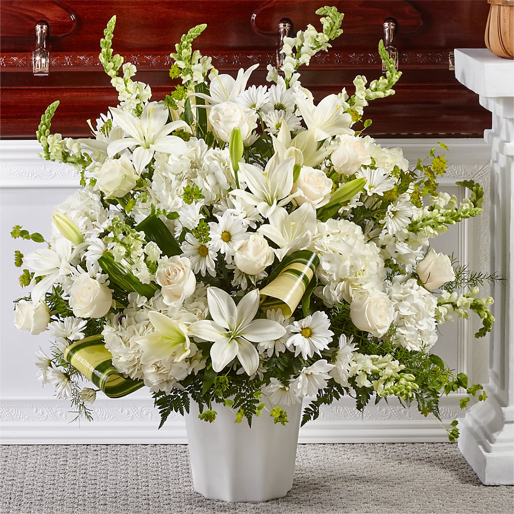Thoughts of Tranquility Floor Basket – Meramec Florist, Steelville MO
