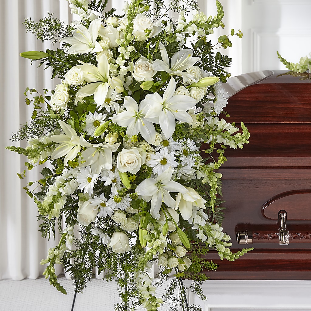 Loving Thoughts Standing Spray – Meramec Florist, Steelville MO