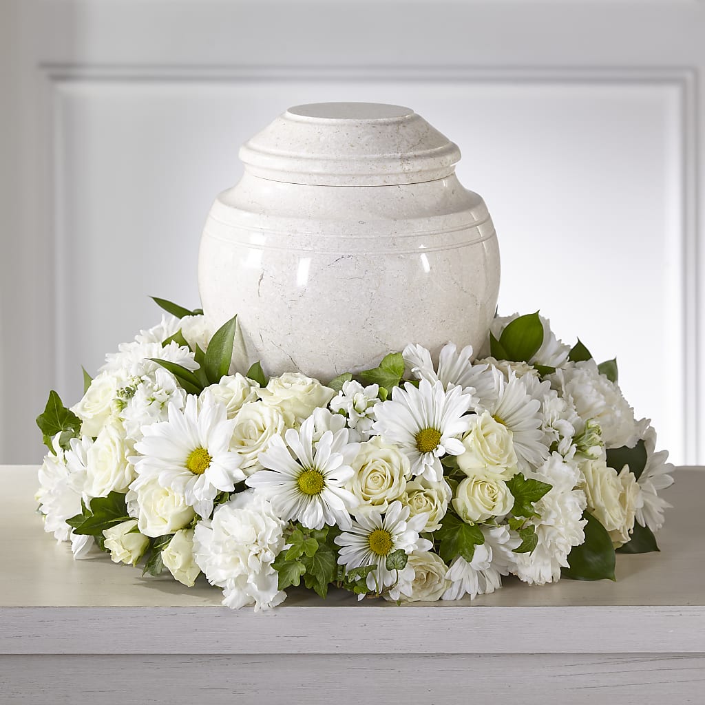 Ivory Gardens Cremation Adornment – Meramec Florist, Steelville MO