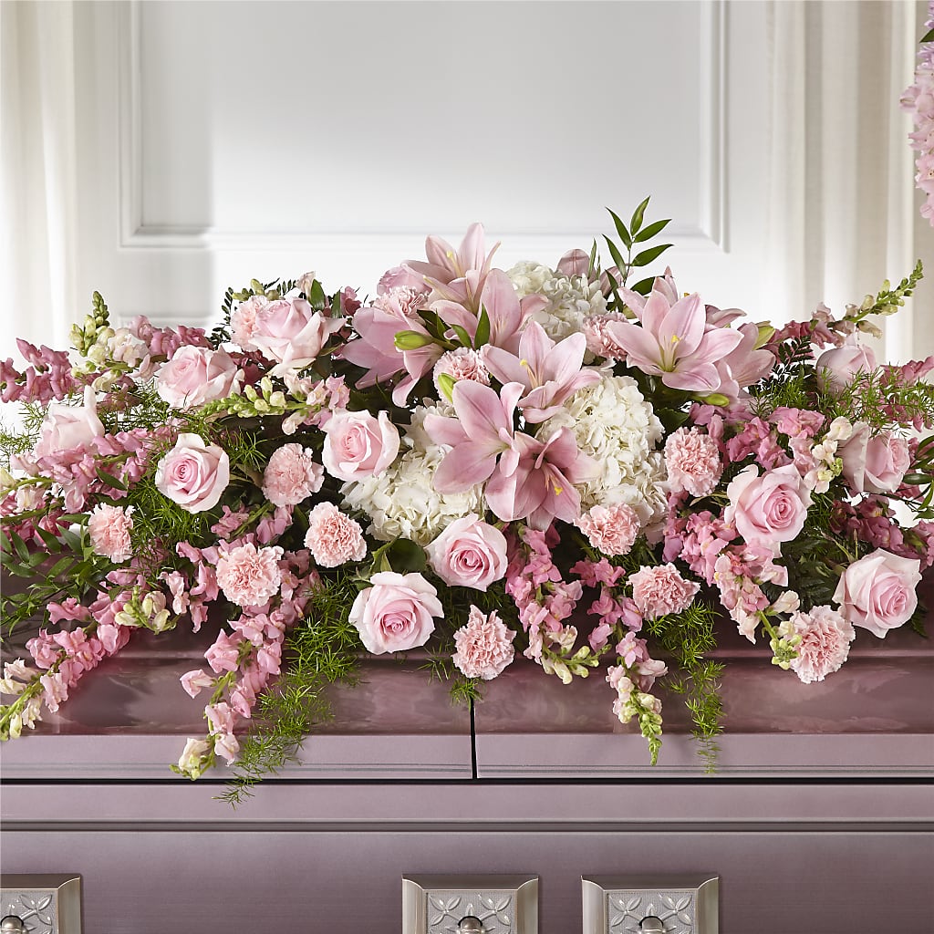 Life & Remembrance Casket Spray – Meramec Florist, Steelville MO