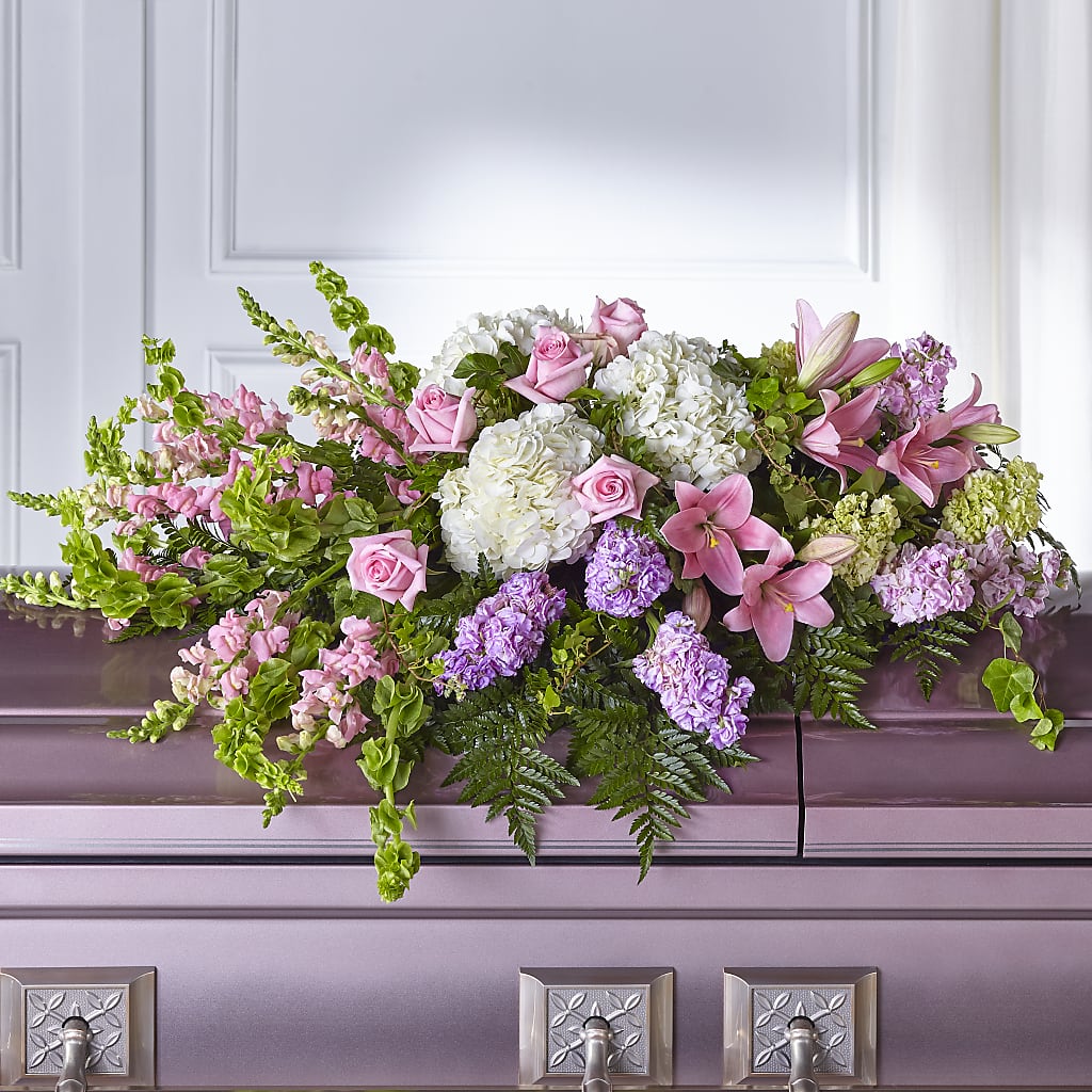 Life's Gratitude Casket Spray – Meramec Florist, Steelville MO