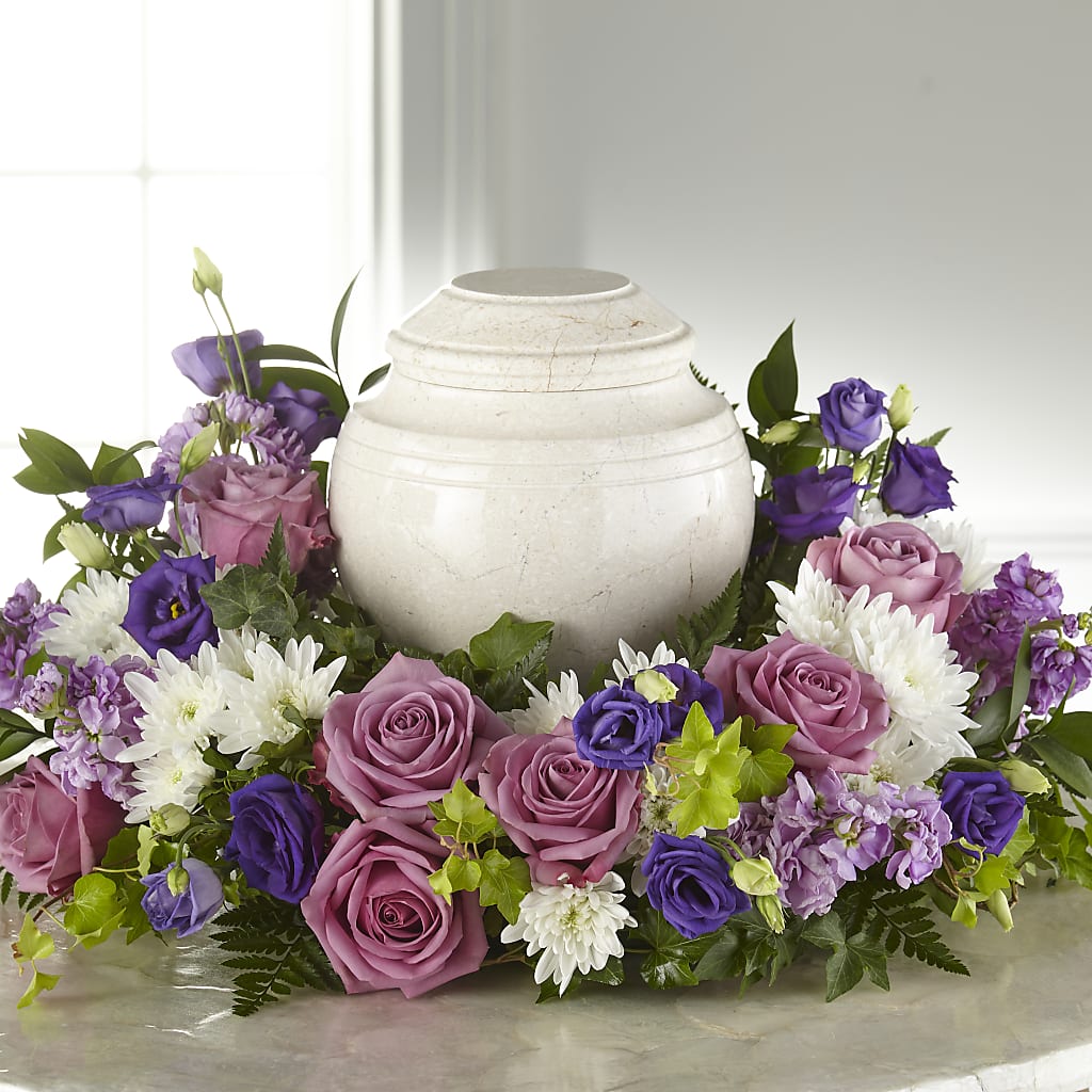 Blooming Sympathy Cremation Adornment – Meramec Florist, Steelville MO