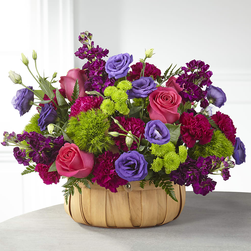 Serene Sanctuary Basket – Meramec Florist, Steelville MO
