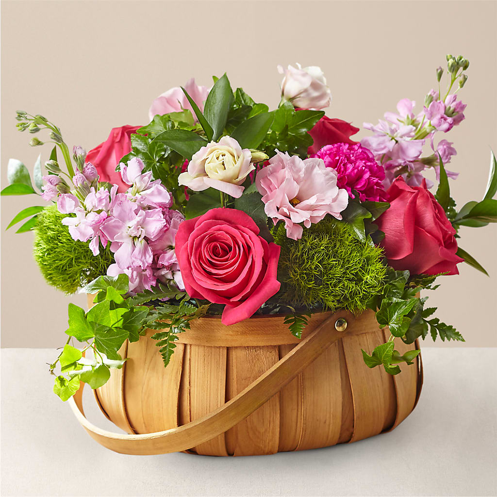 Radiance in Bloom Basket – Meramec Florist, Steelville MO