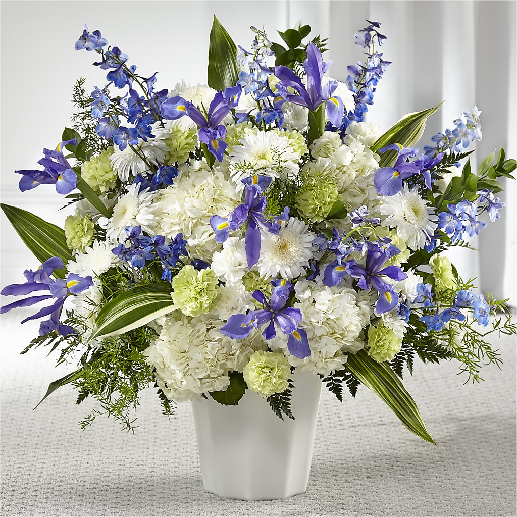Soft Serenity Floor Basket – Meramec Florist, Steelville MO