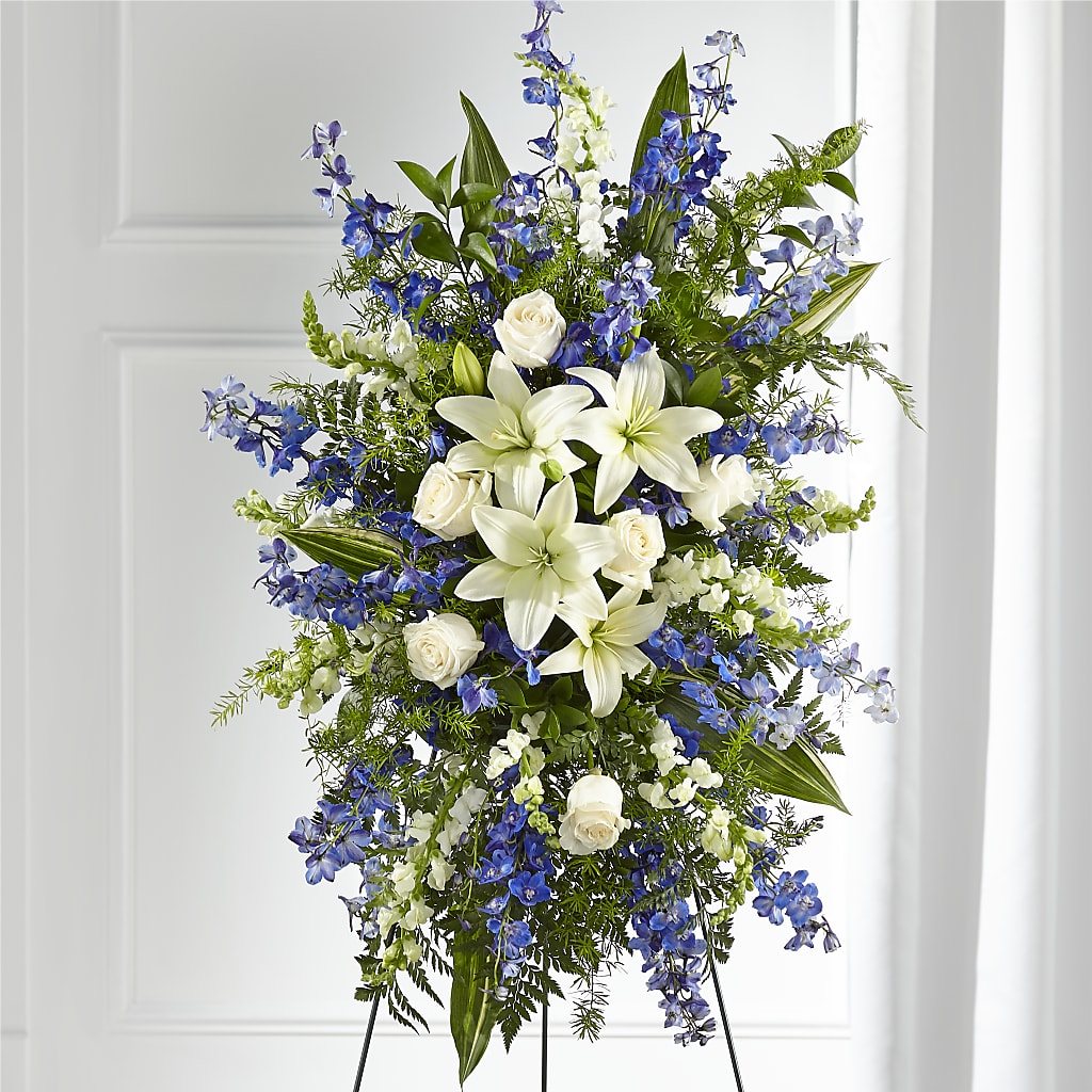 Faithful Friend Standing Spray – Meramec Florist, Steelville MO