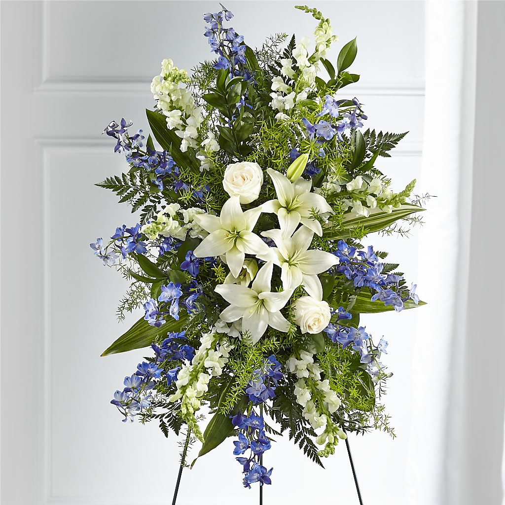 Faithful Friend Standing Spray – Meramec Florist, Steelville MO