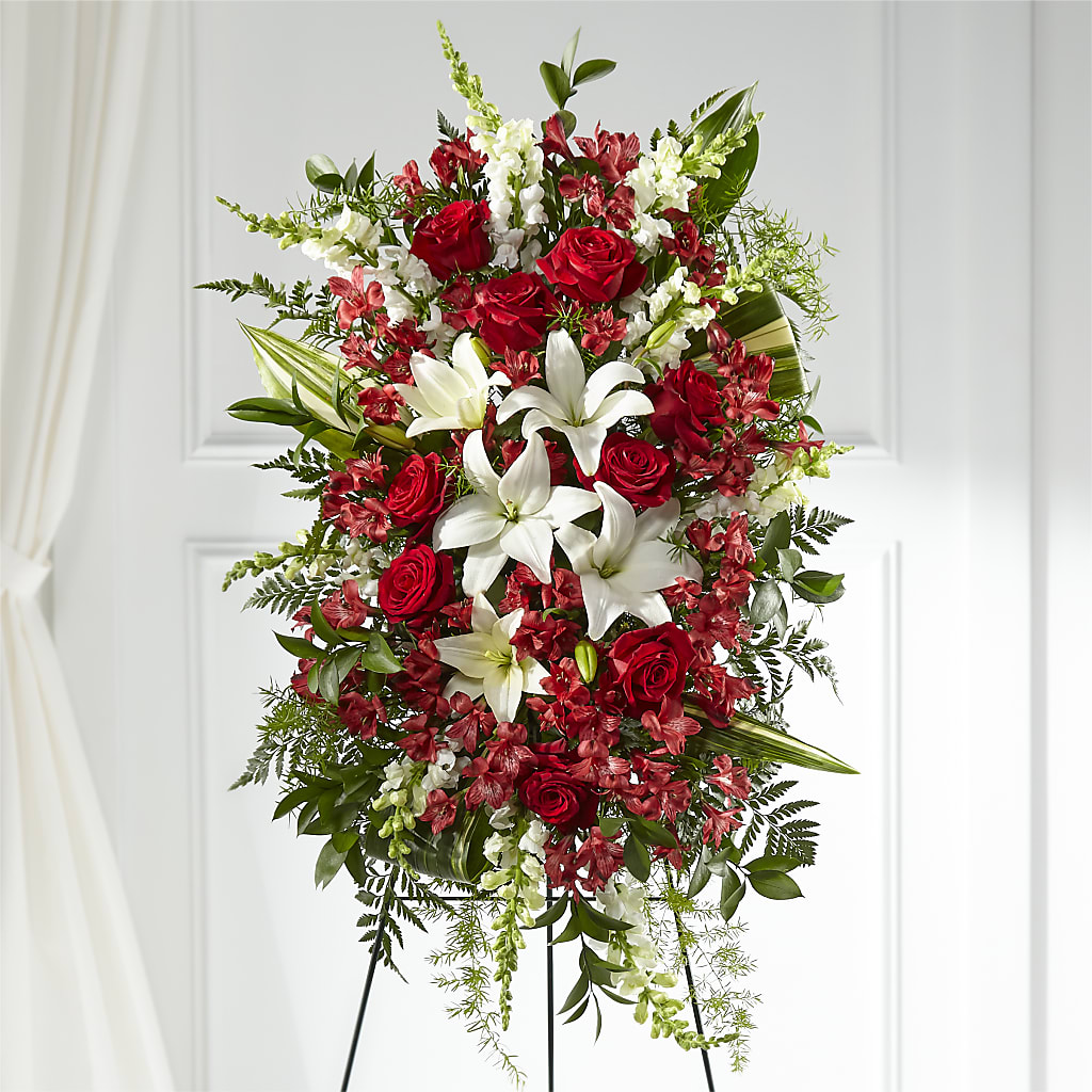 Everlasting Memory Standing Spray – Meramec Florist, Steelville MO