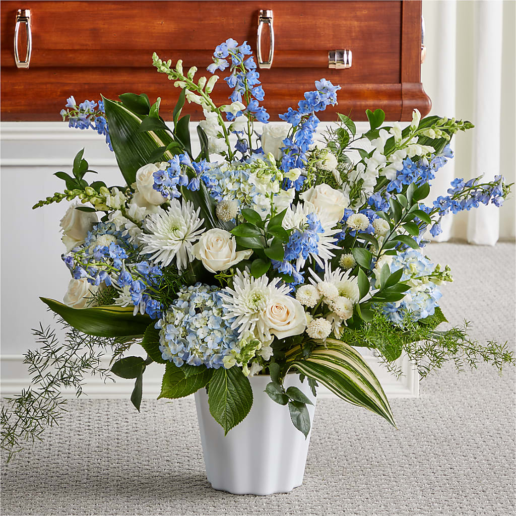 Everlasting Memories Floor Basket – Meramec Florist, Steelville MO