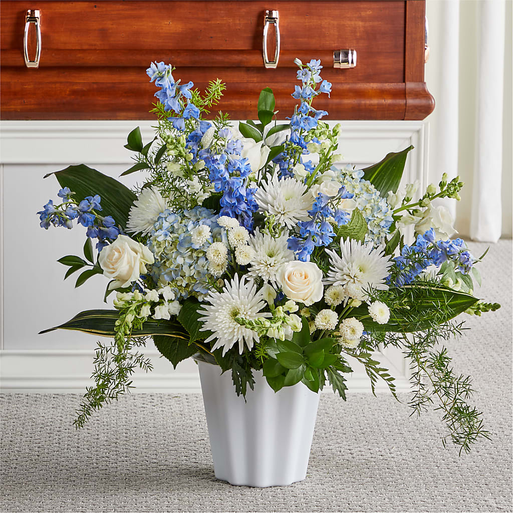 Everlasting Memories Floor Basket – Meramec Florist, Steelville MO