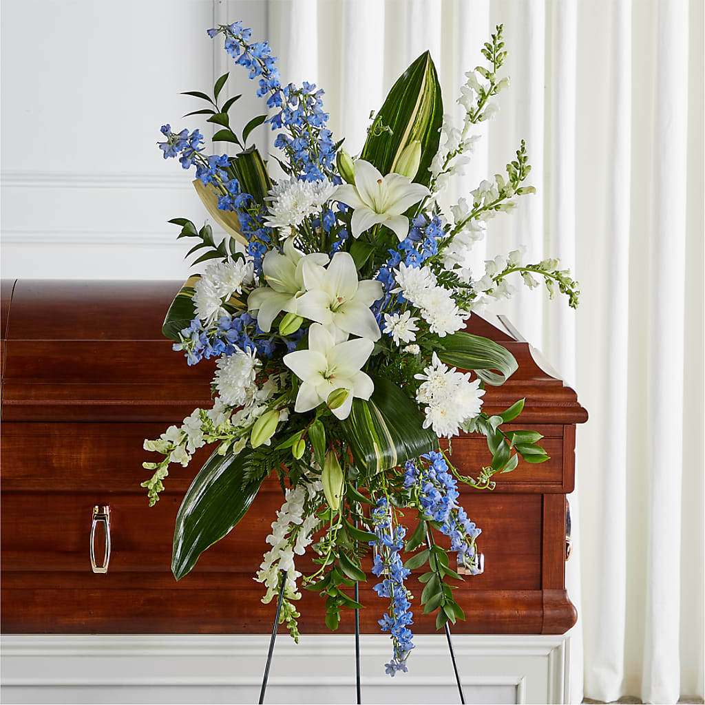 Eternal Impressions Standing Spray – Meramec Florist, Steelville MO