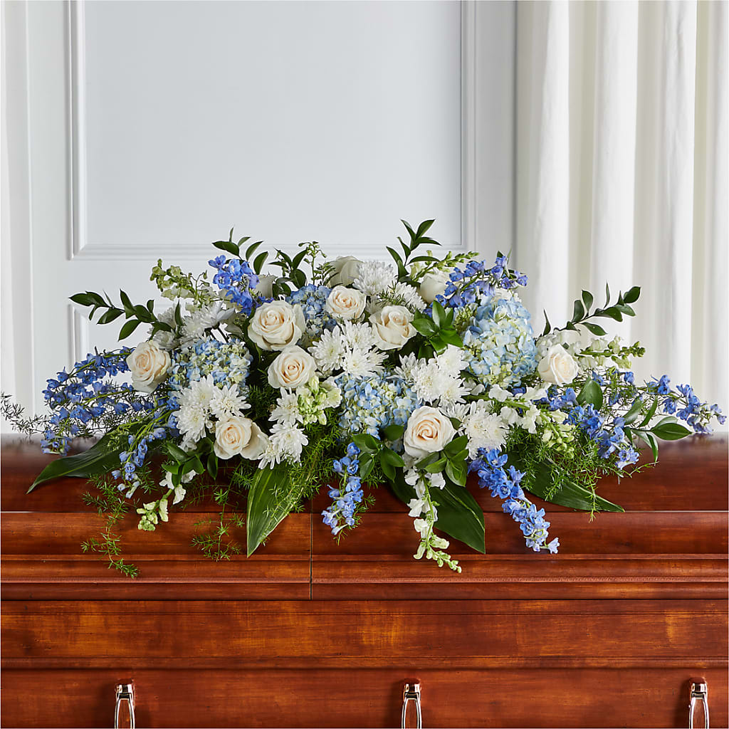Timeless Essence Casket Spray – Meramec Florist, Steelville MO