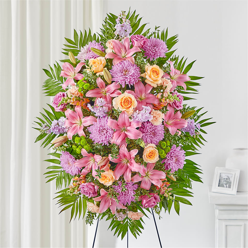 Love & Light Standing Spray – Meramec Florist, Steelville MO