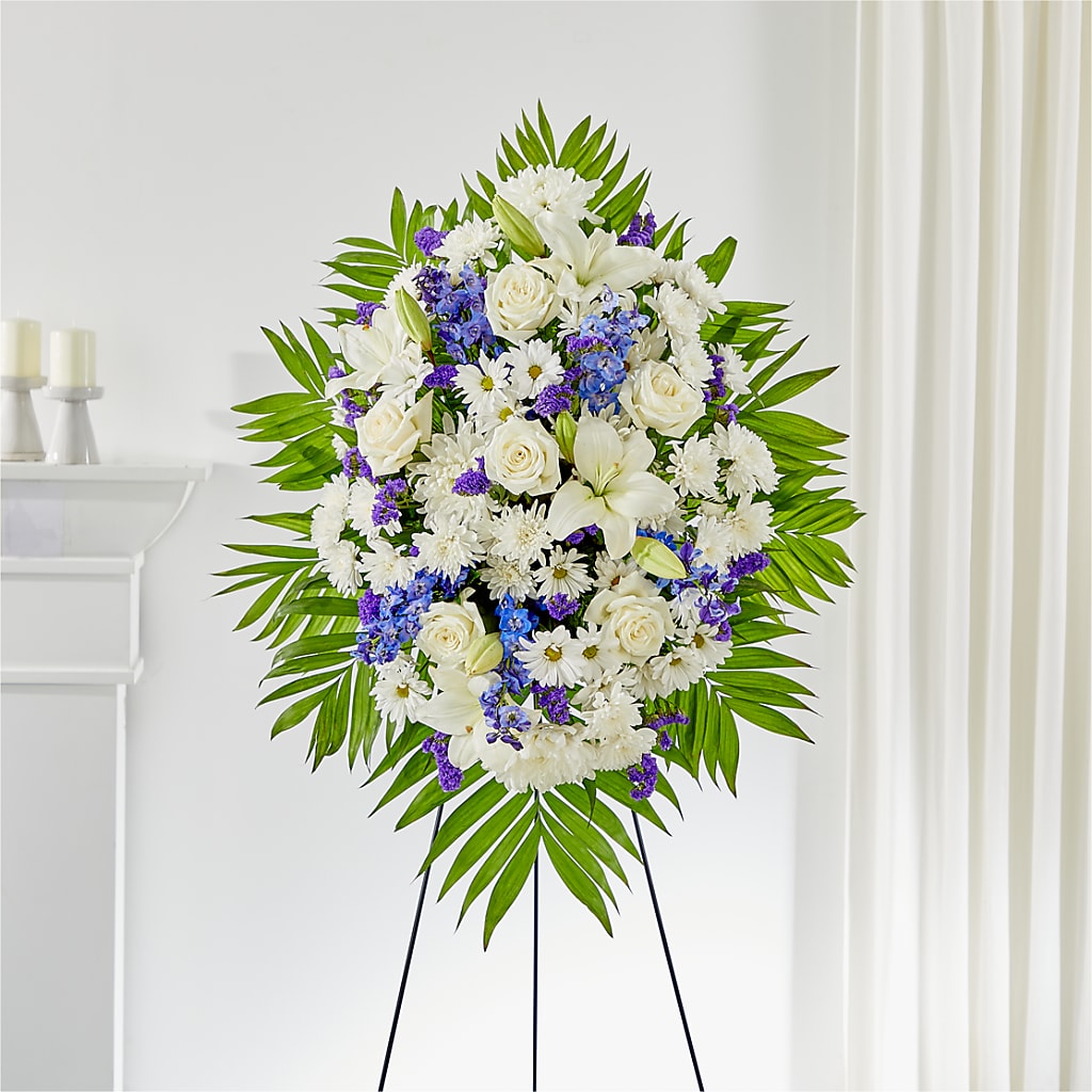At Rest Standing Spray – Meramec Florist, Steelville MO