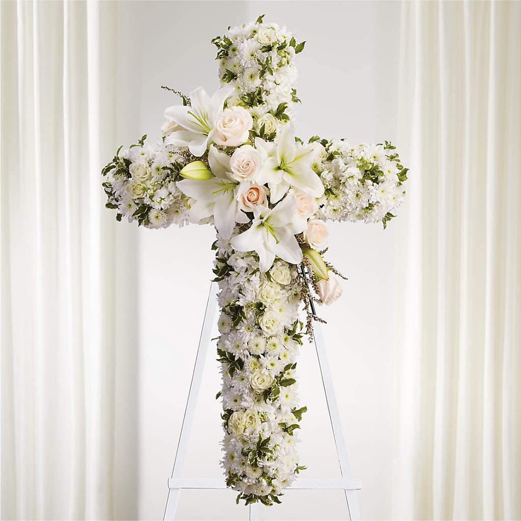 Spiritual Guidance Standing Spray – Meramec Florist, Steelville MO