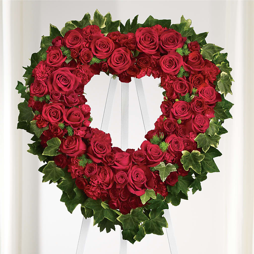 Wholehearted Standing Spray – Meramec Florist, Steelville MO