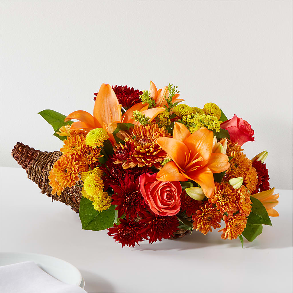 Bouquet of Blessings Cornucopia – Meramec Florist, Steelville MO