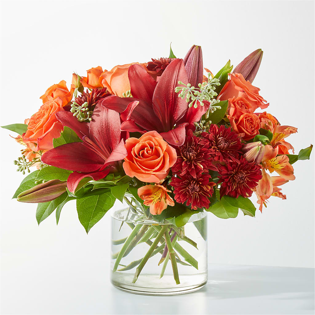 Crimson Leaves Bouquet – Meramec Florist, Steelville MO