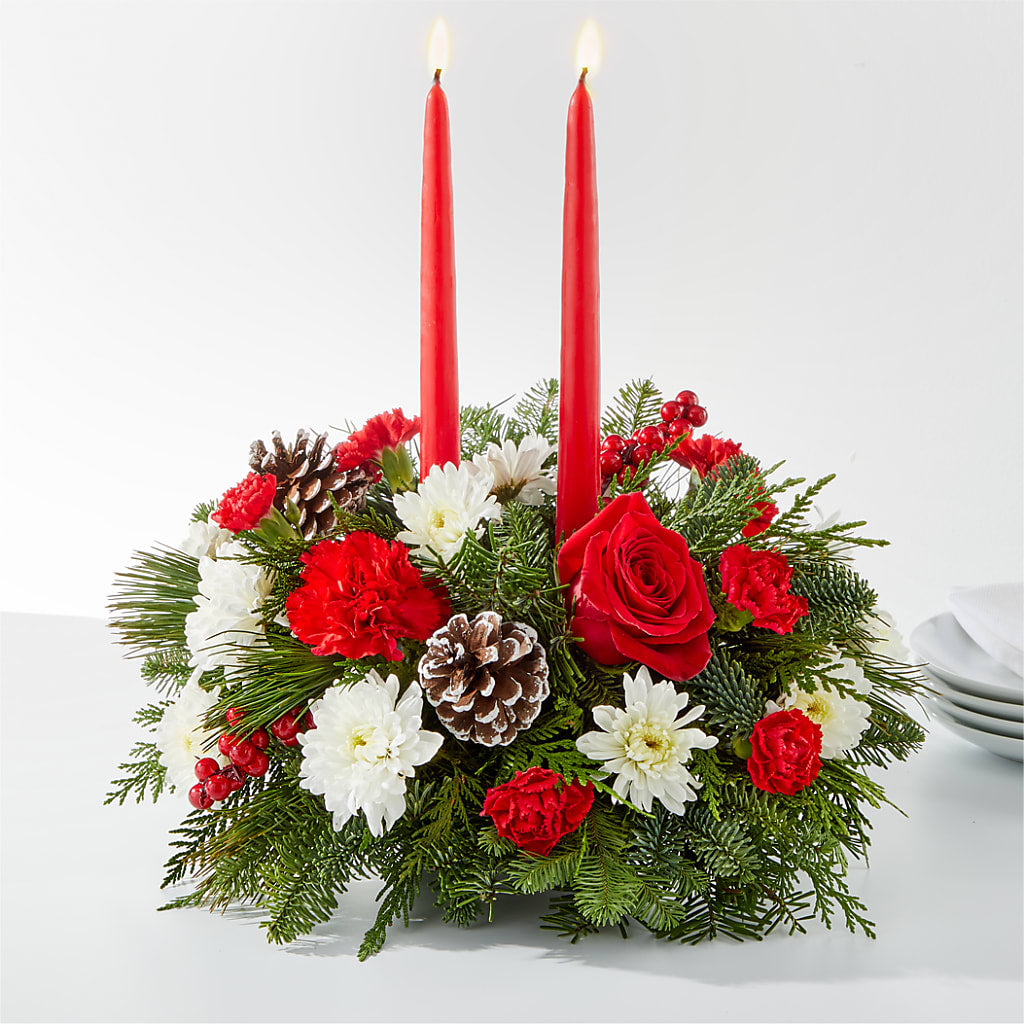 Holiday Soiree Centerpiece – Meramec Florist, Steelville MO