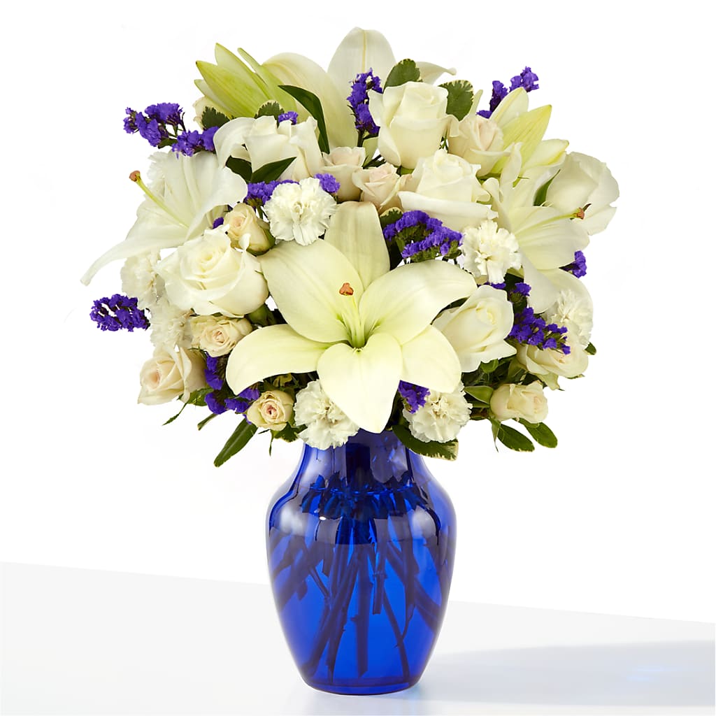 Sapphire Rush Bouquet – Meramec Florist, Steelville MO