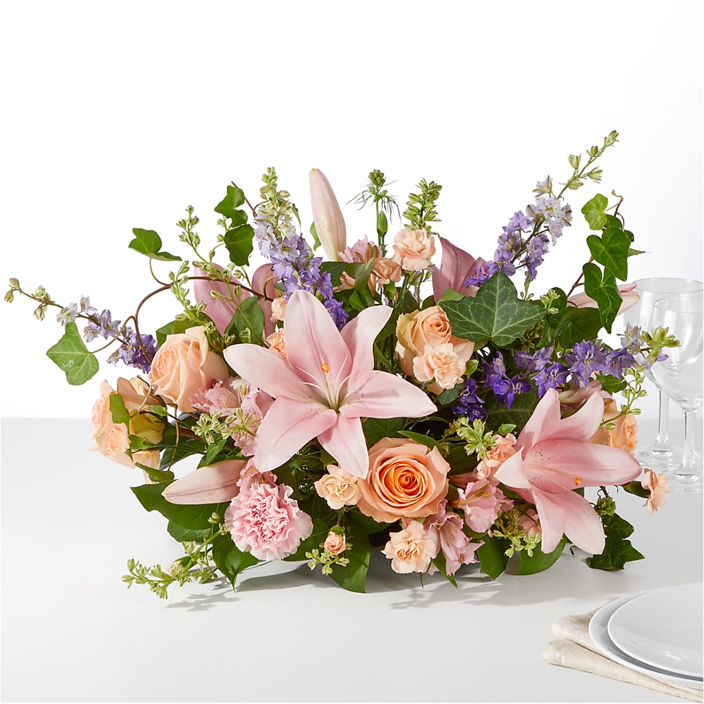 Blossom Time Centerpiece – Meramec Florist, Steelville MO