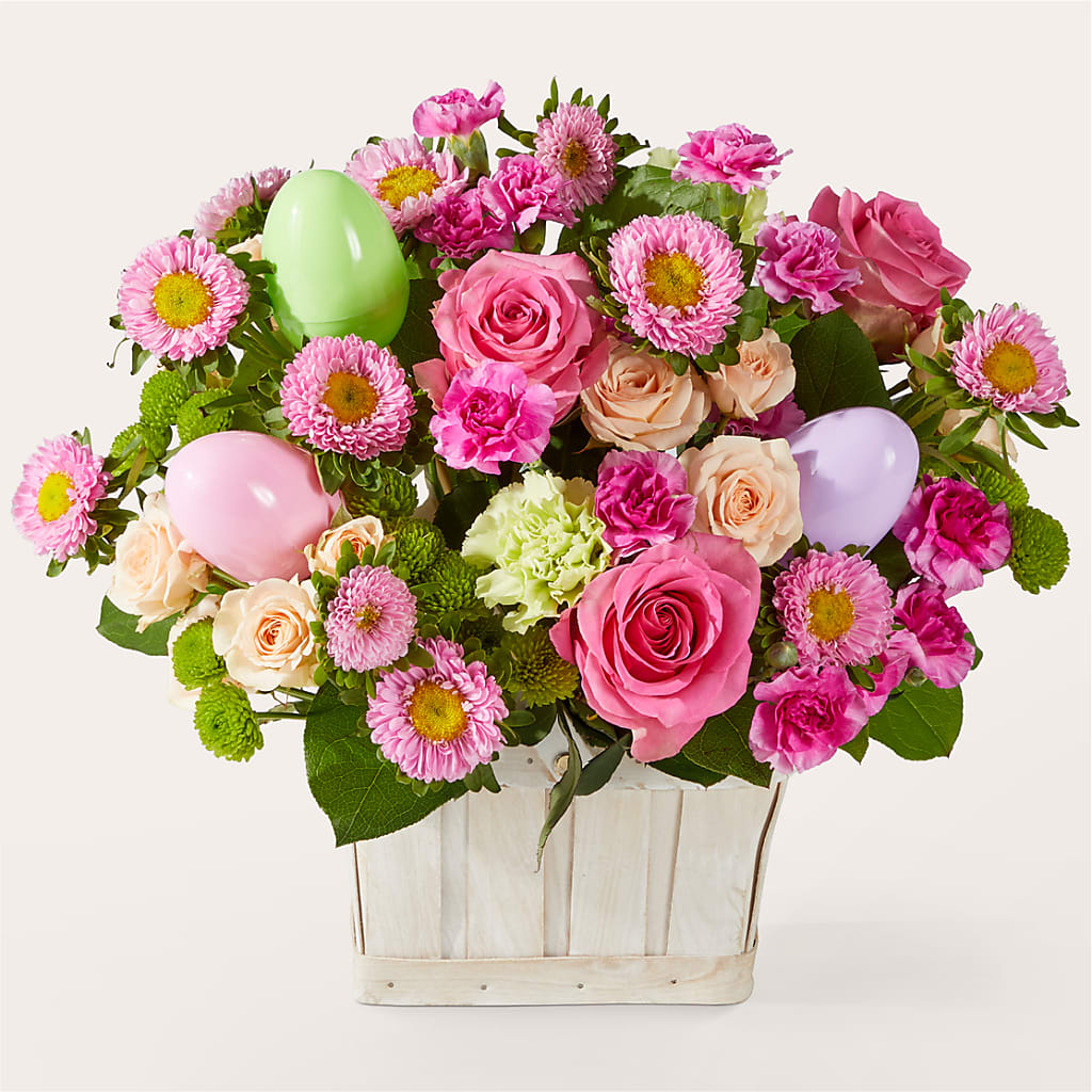 Get Eggcited Basket – Meramec Florist, Steelville MO